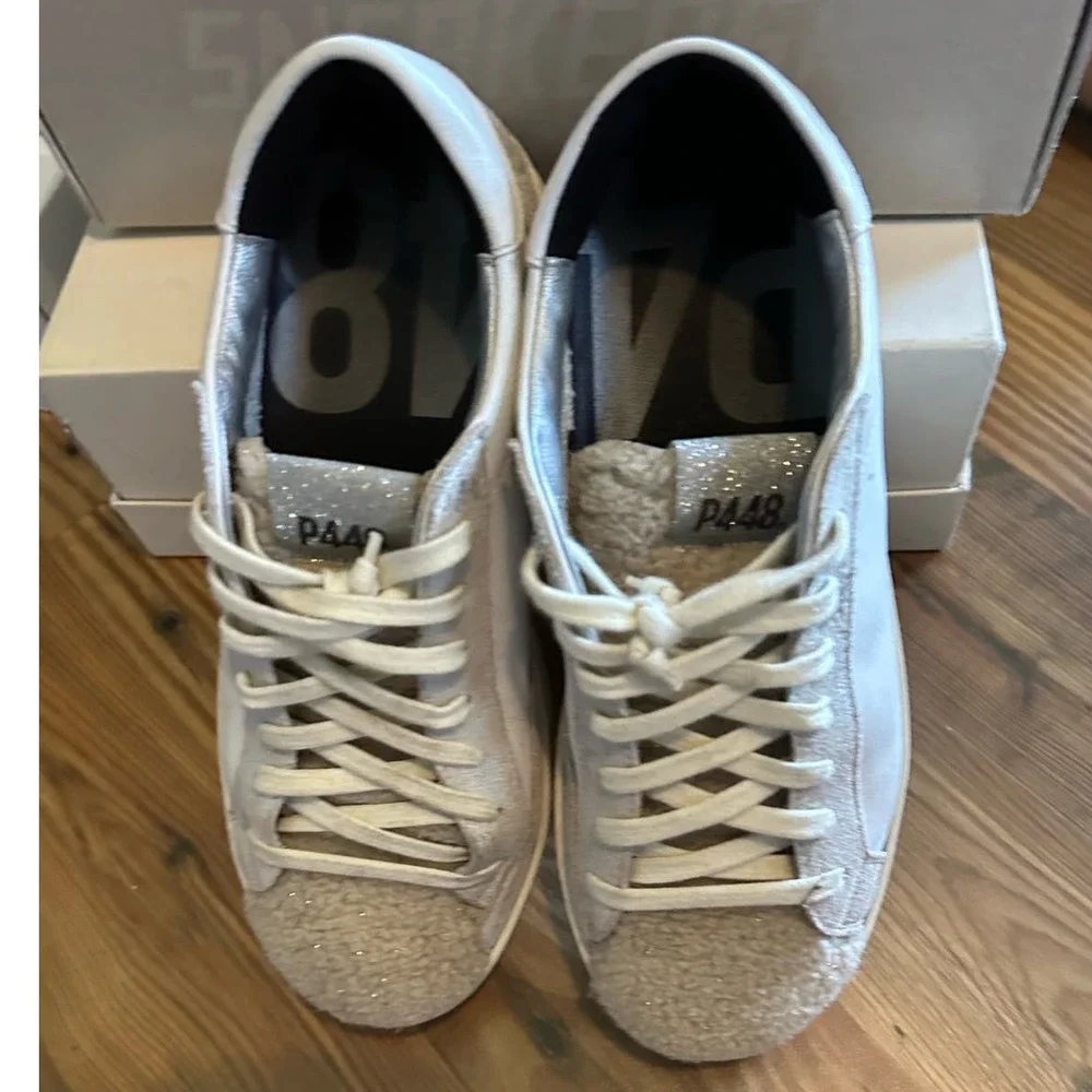 P448 John Lama Lace up low Sneaker Size 39 - Picture 8 of 12